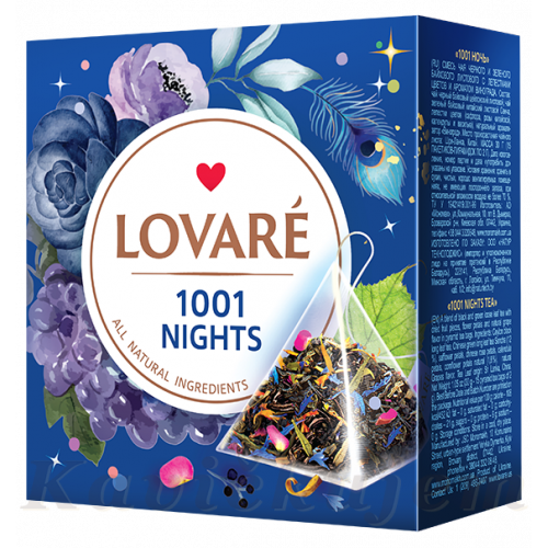 Lovare 1001 nocí exkluz. čaj v pyramídkach 15*2g