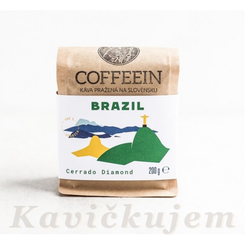 Espresso zmes COFFEEIN BRAZIL CERRADO DIAMOND 200g