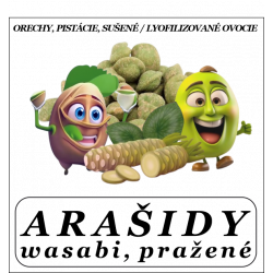 Arašidy vo wasabi 500 gr.
