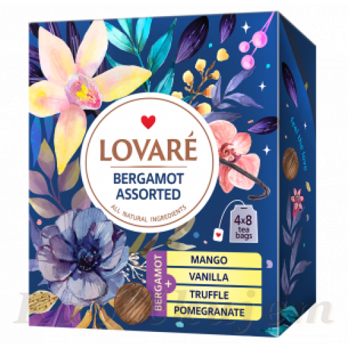 Lovare zmes 32 porciovaných čajov-Bergamot 32x2g.