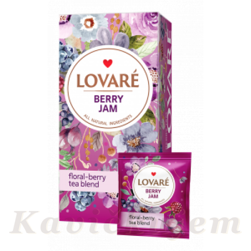Lovare ovocný porciovaný čaj Berry jam 24x1,5 g