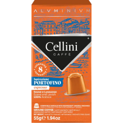 Nespresso Cellini Aluminio Portofino 10cps