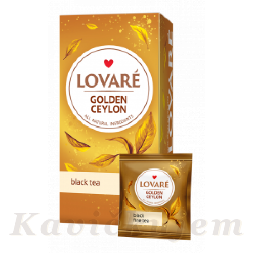Lovare čierny porciovaný čaj GOLDEN CEYLON 24x2g
