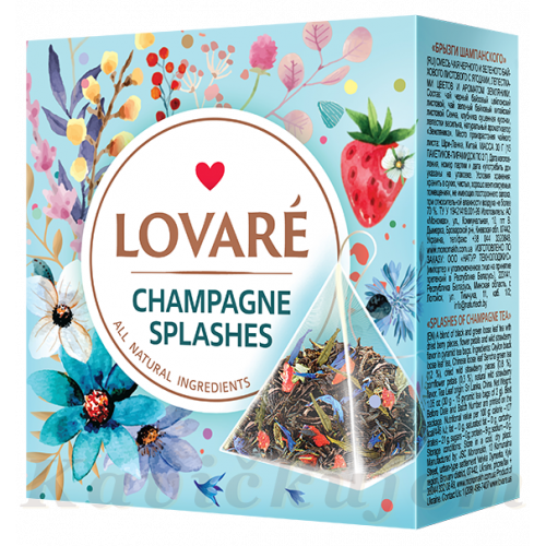 Lovare Champagne exkluzívny čaj v pyramídkach