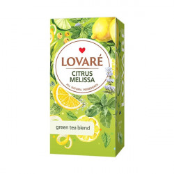 Lovare zelený porc. čaj Citrus Melissa 24*1,5g