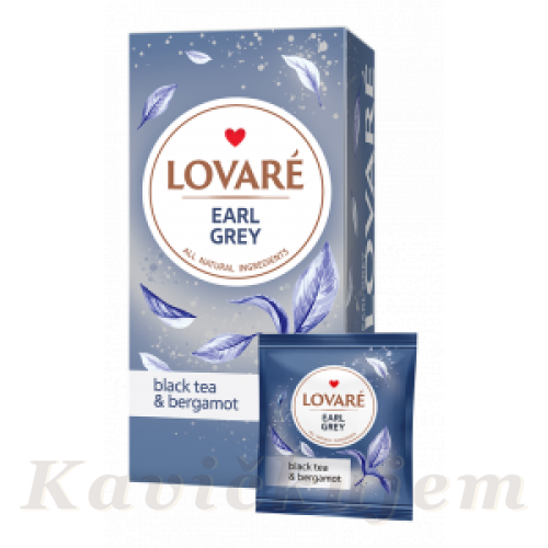 Lovare čierny porciovaný čaj  EARL GRAY 24x2g