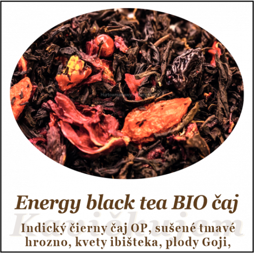 Energy tea  čierny čaj 50+10g