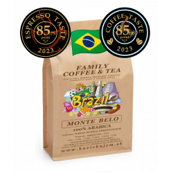 Káva BRAZÍLIA FAZENDA MONTE BELO 200+50g TM.PRAŽ.