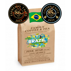 Káva BRAZÍLIA PINK STAR Scr.19 TMAVÉ P.500g