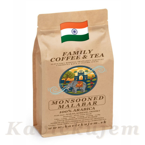 Káva INDIA MONSOONED MALABAR - 250gr.