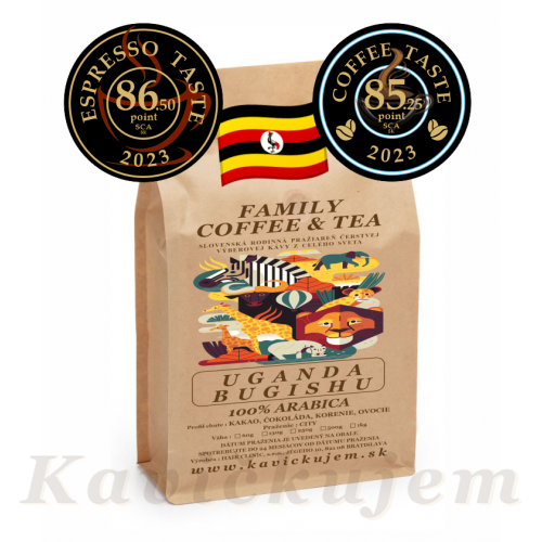Káva UGANDA BUGISHU  - 100+30g DR