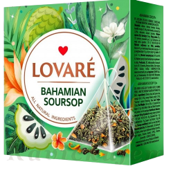 Lovare Bahamian Soursop zelený čaj v pyramíd.15*2g