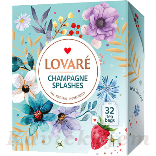 Lovare zmes 32 čajov "Champagne splashes" 32*2g