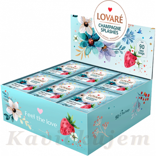 Lovare zmes 90 čajov "Champagne splashes" 6x15ks