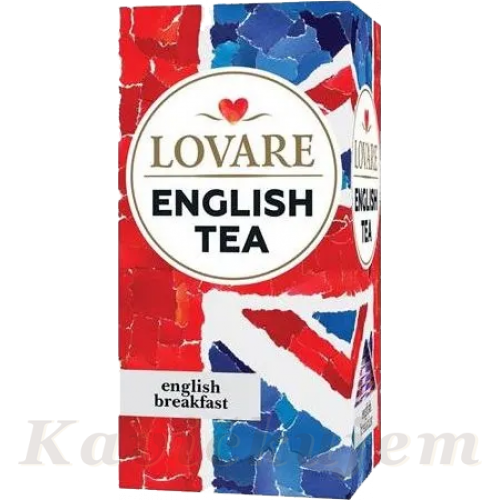 Lovare čierny porciovaný čaj English Tea 24x2g