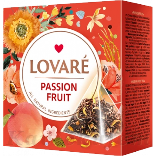 Lovare Passion Fruit  exkluz. čaj v pyramídkach
