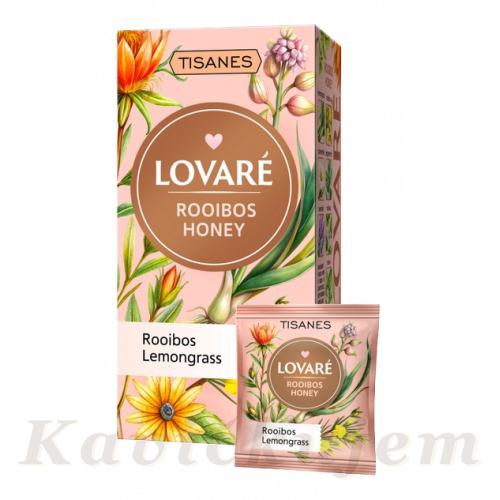 Lovare Rooibos Honey bylinkový porc. čaj 24*1,8g