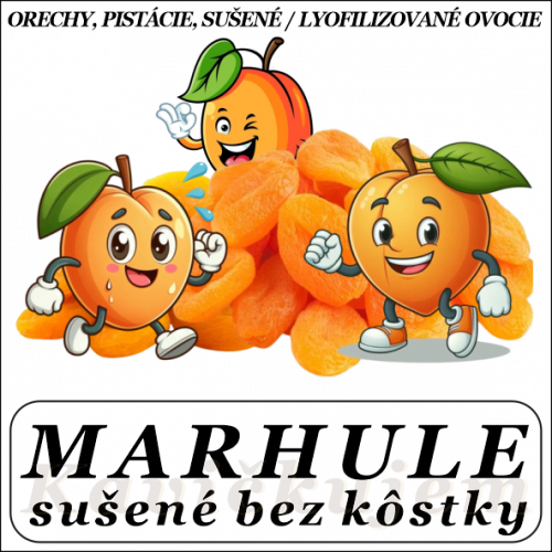 Marhuľe sušené 100 gr.