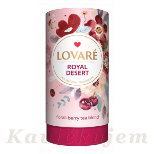 Lovare sypaný ovocný čaj Royal desert 80g+vrecúška