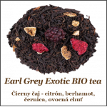 Earl Grey Exotic čierny čaj BIO 50+10g