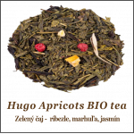 Hugo Apricots čínsky zelený čaj BIO 100+25g