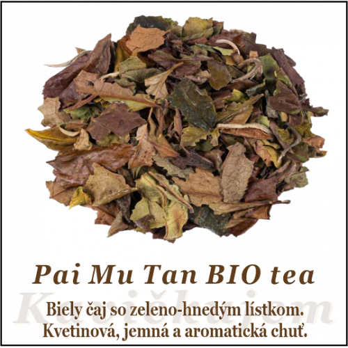Pai Mu Tan čínsky biely čaj BIO 100+25g
