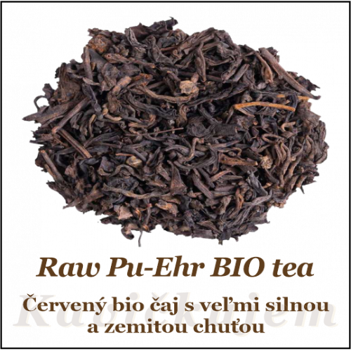 Raw Pu-Erh čaj BIO 50+10g