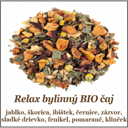 Relax bylinný čaj BIO 50+10g