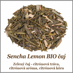 Sencha Lemon zelený čaj BIO 50+10g