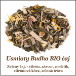Usmiaty Buddha čínsky zelený čaj BIO 100+25g