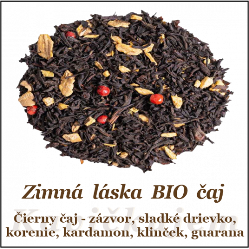 Zimná láska  čierny čaj BIO 50+10g