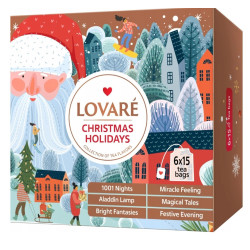 Lovare zmes 90 čajov "Christmas Holidays Tea Set"