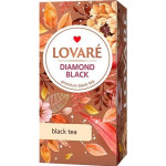 Lovare čierny porciovaný čaj Diamond Black 24x2g