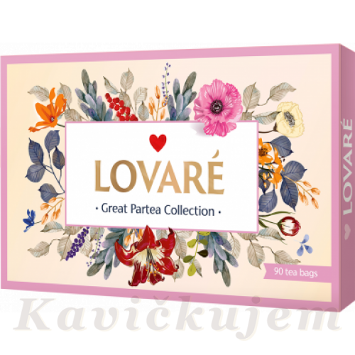 Lovare zmes 90 čajov GREAT PARTEA COLLECTION 18x5
