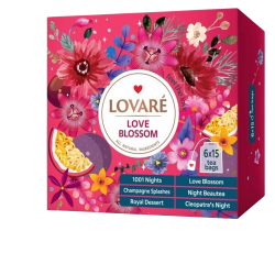 Lovare zmes 90 čajov "Love Blossom" 6x15ks