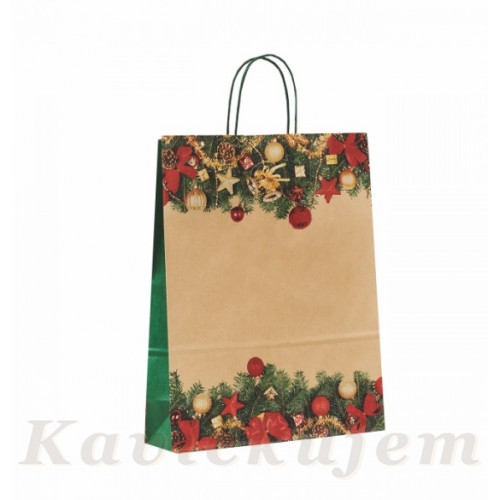 Taška papierová Vianoce 40x13x32cm